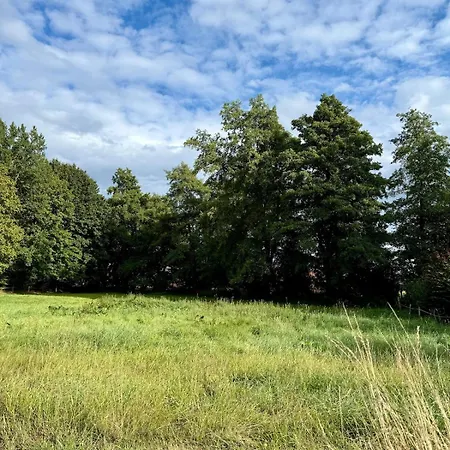 Modernes Fachwerkhaus Am Wald Und Wiese Feriehus *